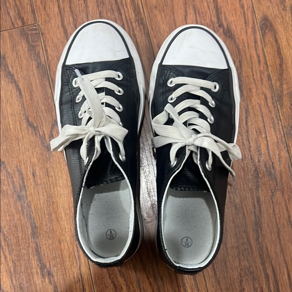 Black and White Sneakers